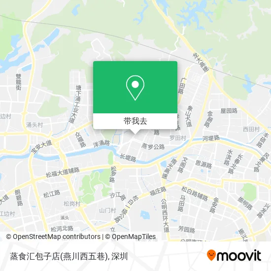 蒸食汇包子店(燕川西五巷)地图