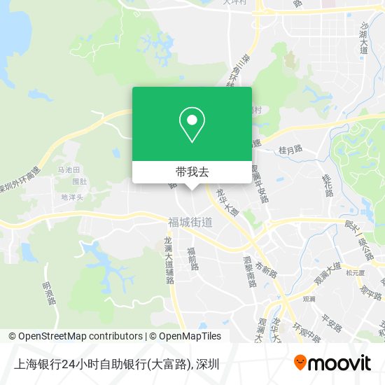 上海银行24小时自助银行(大富路)地图