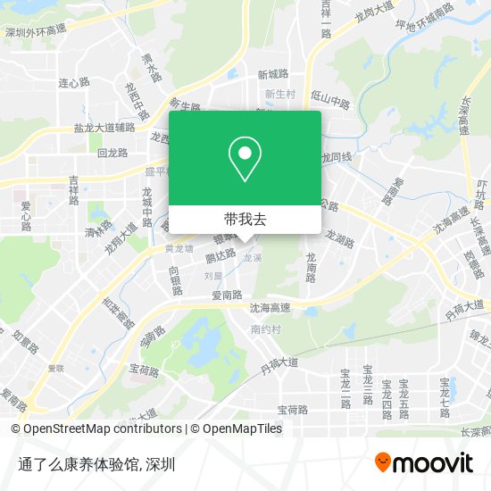 通了么康养体验馆地图