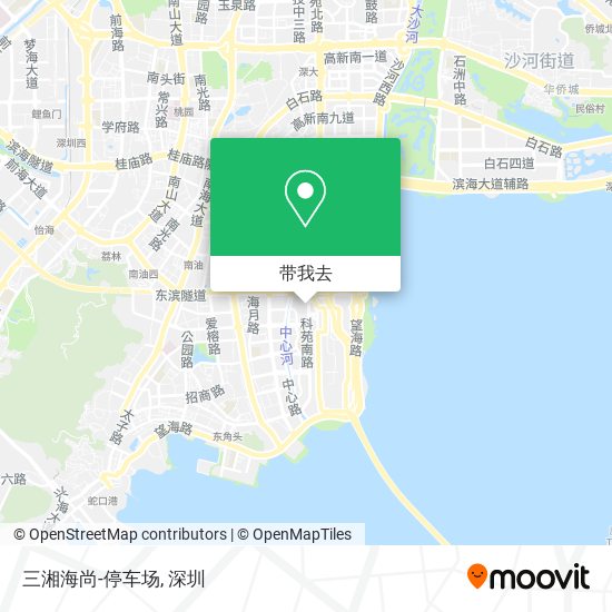 三湘海尚-停车场地图