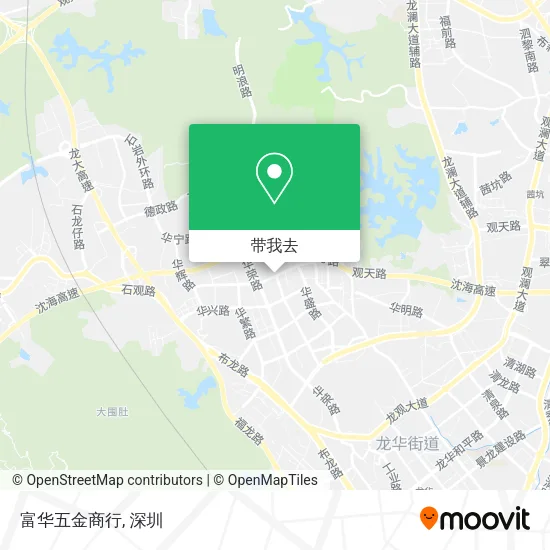 富华五金商行地图