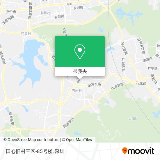 田心旧村三区-85号楼地图