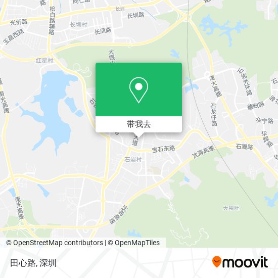 田心路地图