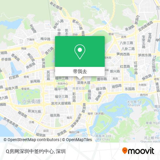 Q房网深圳中签约中心地图