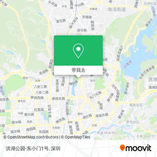 洪湖公园-东小门1号地图