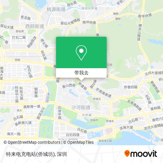 特来电充电站(侨城坊)地图