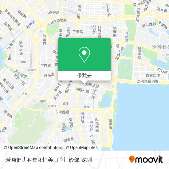 爱康健齿科集团恒美口腔门诊部地图