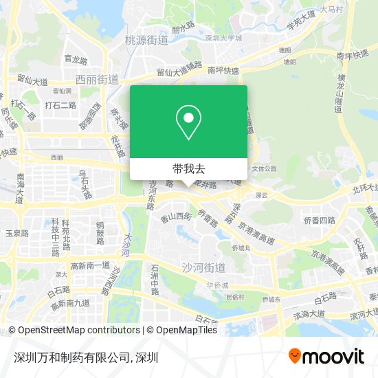 深圳万和制药有限公司地图