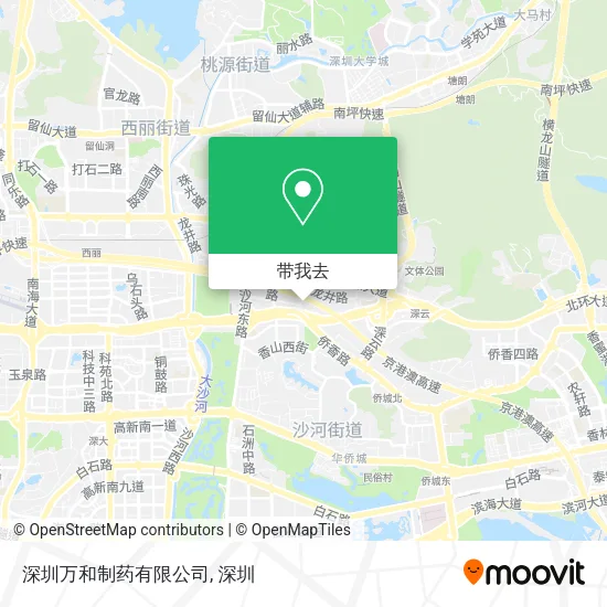 深圳万和制药有限公司地图