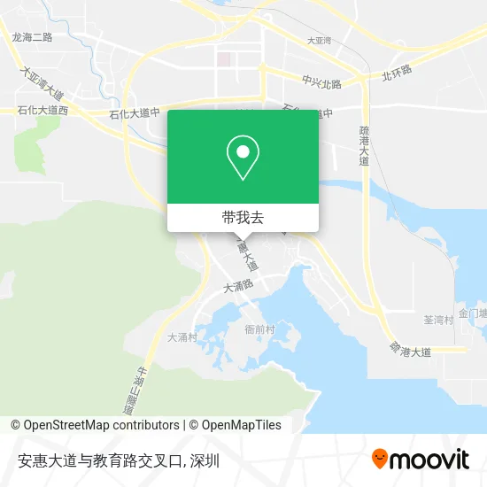 安惠大道与教育路交叉口地图