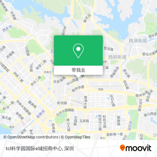 tcl科学园国际e城招商中心地图