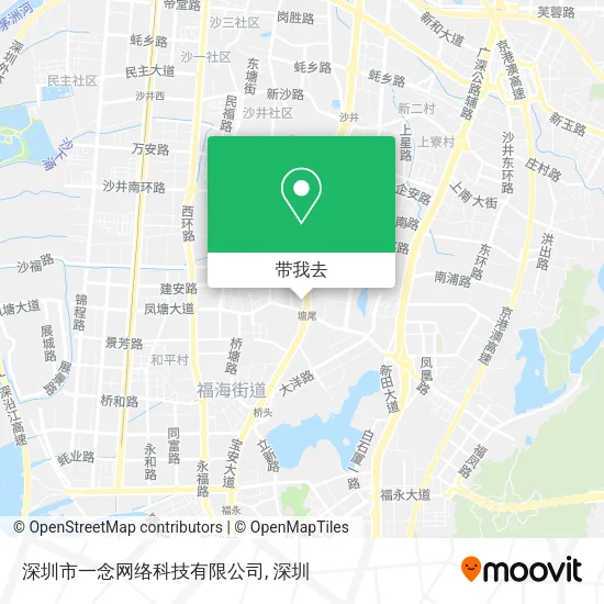 深圳市一念网络科技有限公司地图