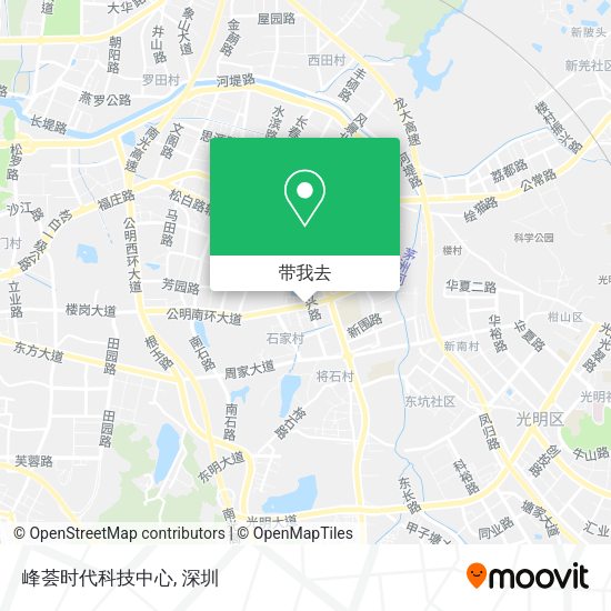峰荟时代科技中心地图