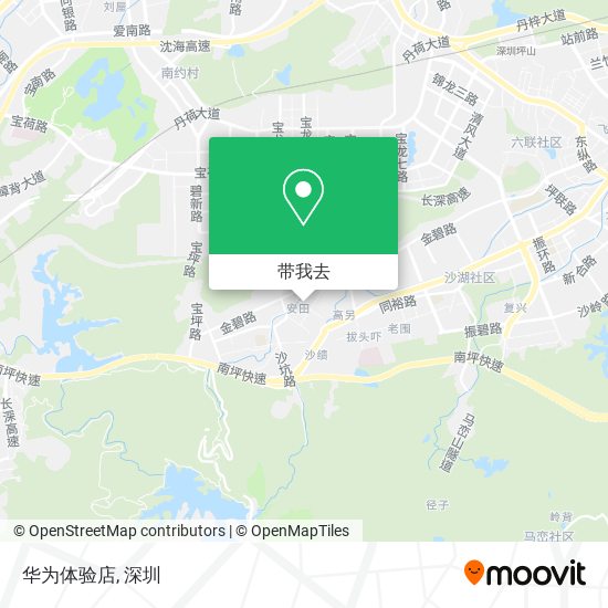 华为体验店地图