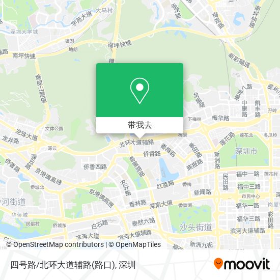四号路/北环大道辅路(路口)地图