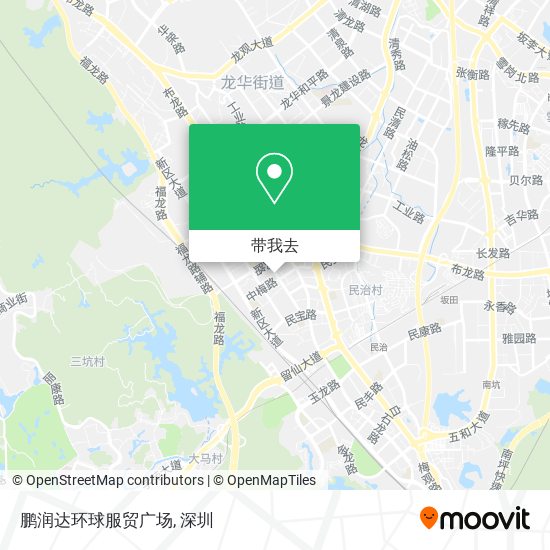鹏润达环球服贸广场地图