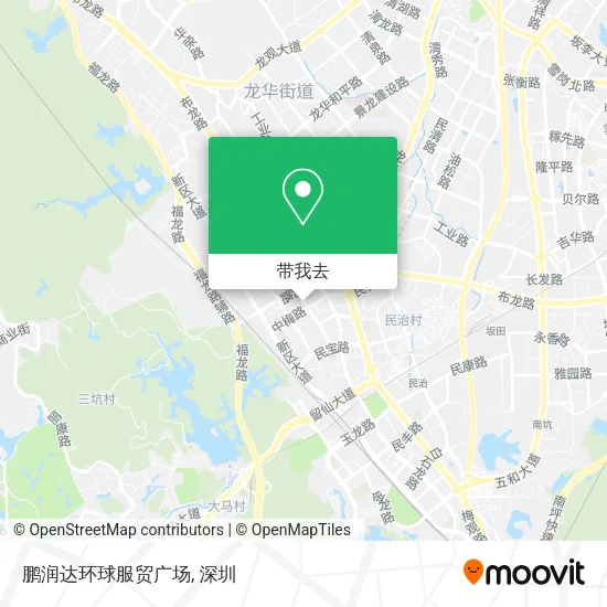 鹏润达环球服贸广场地图