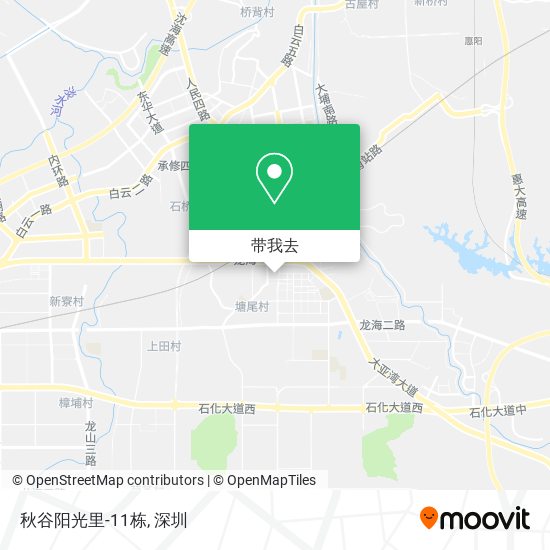 秋谷阳光里-11栋地图