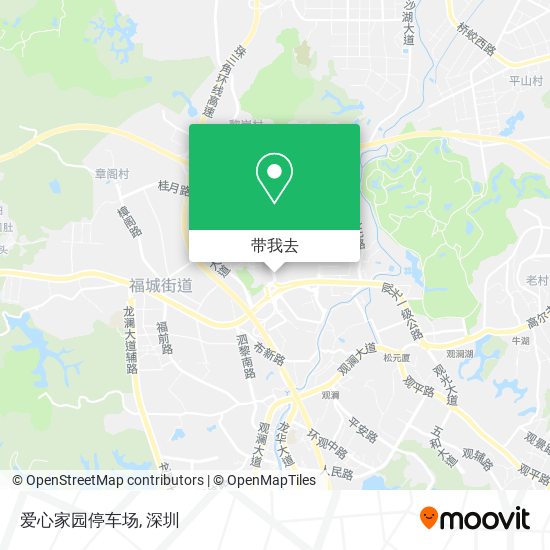 爱心家园停车场地图