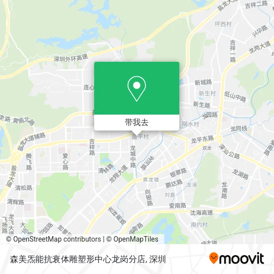 森美炁能抗衰体雕塑形中心龙岗分店地图