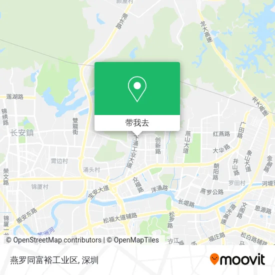 燕罗同富裕工业区地图