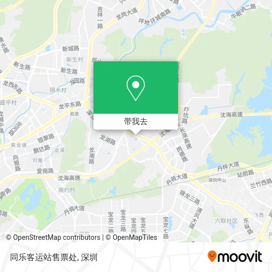 同乐客运站售票处地图