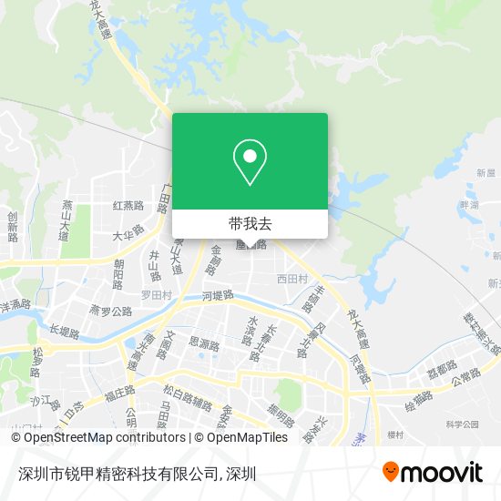 深圳市锐甲精密科技有限公司地图
