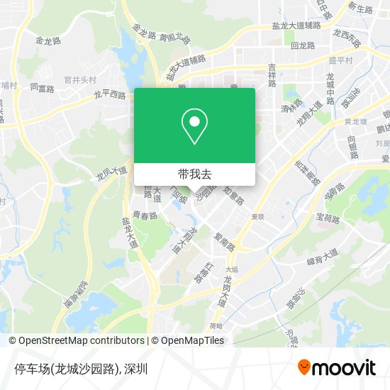 停车场(龙城沙园路)地图