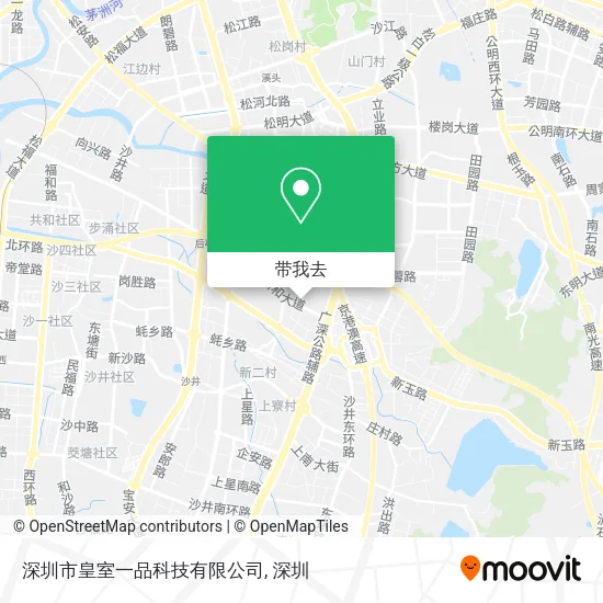 深圳市皇室一品科技有限公司地图