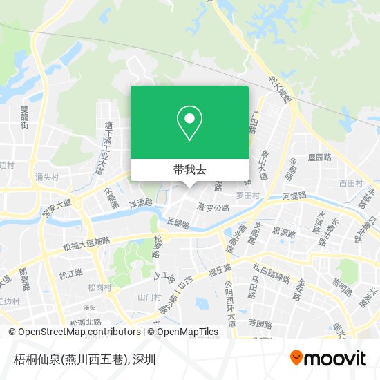 梧桐仙泉(燕川西五巷)地图