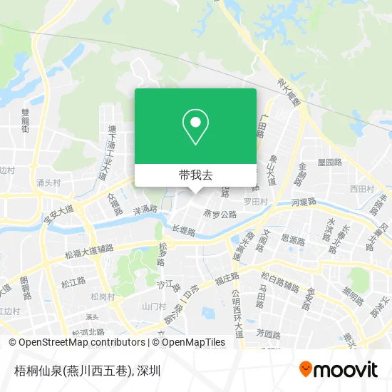 梧桐仙泉(燕川西五巷)地图