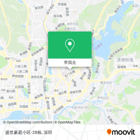 盛世豪庭小区-28栋地图