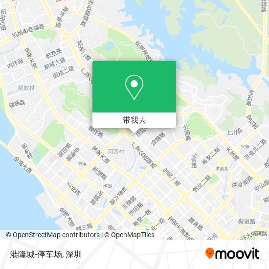 港隆城-停车场地图