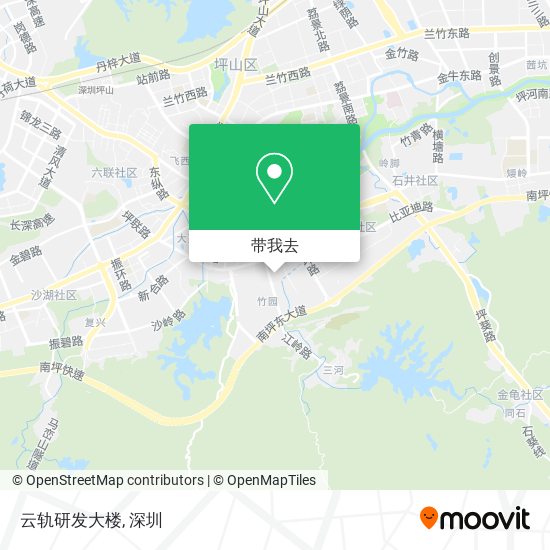云轨研发大楼地图