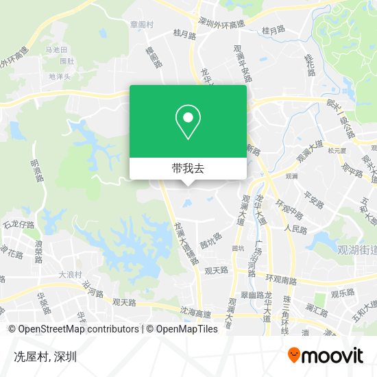 冼屋村地图