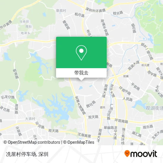 冼屋村停车场地图