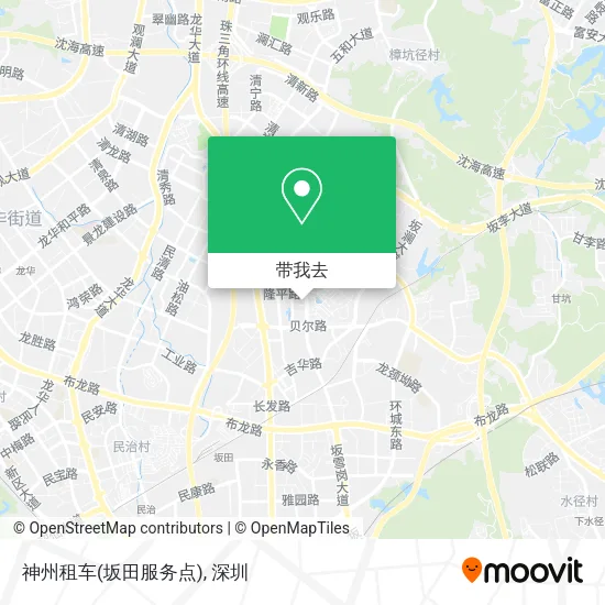 神州租车(坂田服务点)地图