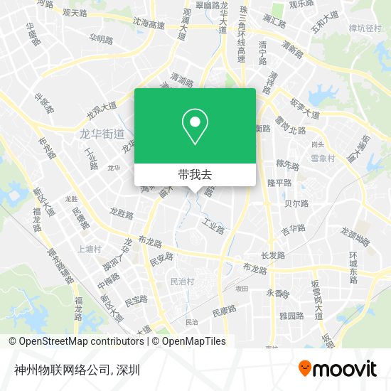 神州物联网络公司地图