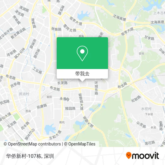 华侨新村-107栋地图