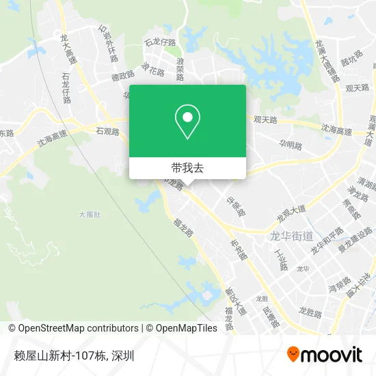 赖屋山新村-107栋地图