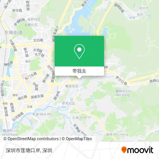 深圳市莲塘口岸地图