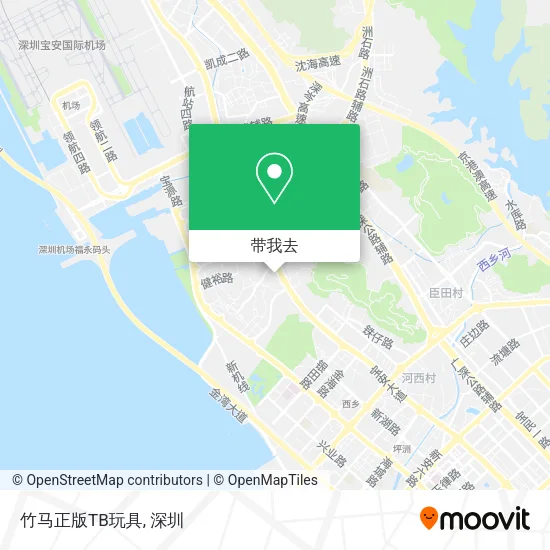 竹马正版TB玩具地图