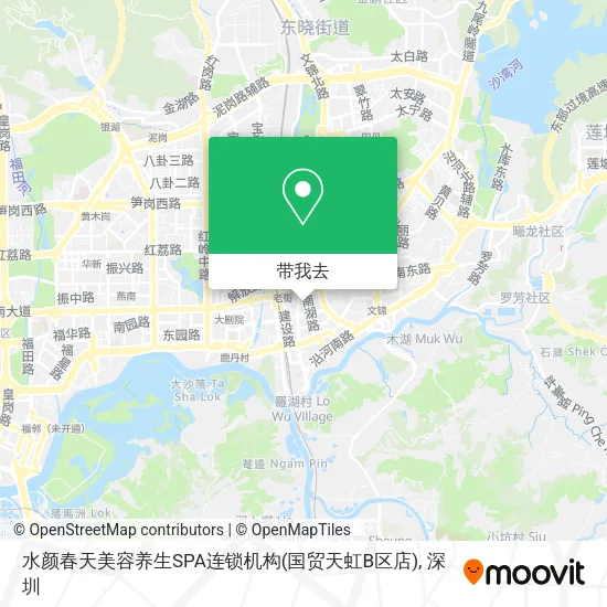 水颜春天美容养生SPA连锁机构(国贸天虹B区店)地图