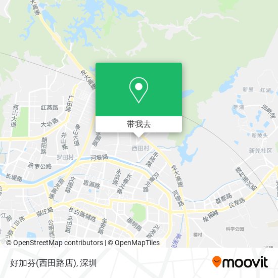 好加芬(西田路店)地图