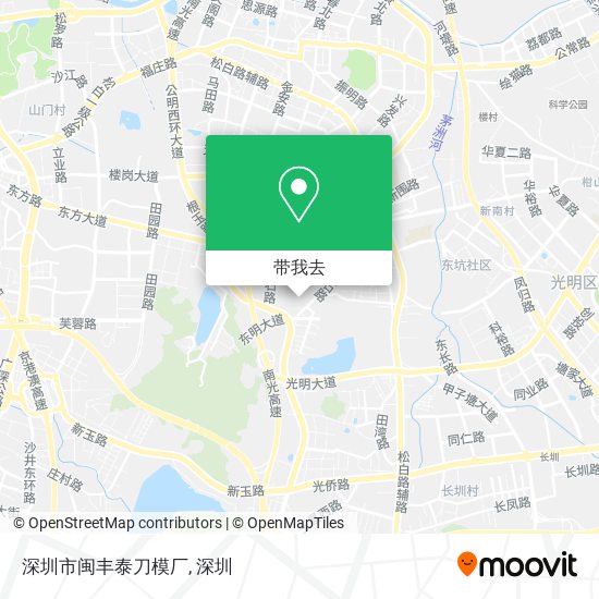 深圳市闽丰泰刀模厂地图