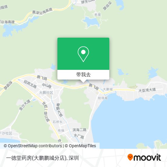 一德堂药房(大鹏鹏城分店)地图