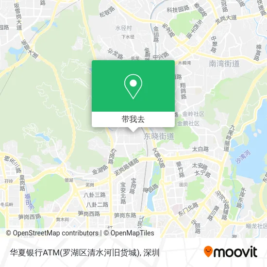 华夏银行ATM(罗湖区清水河旧货城)地图