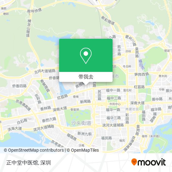 正中堂中医馆地图