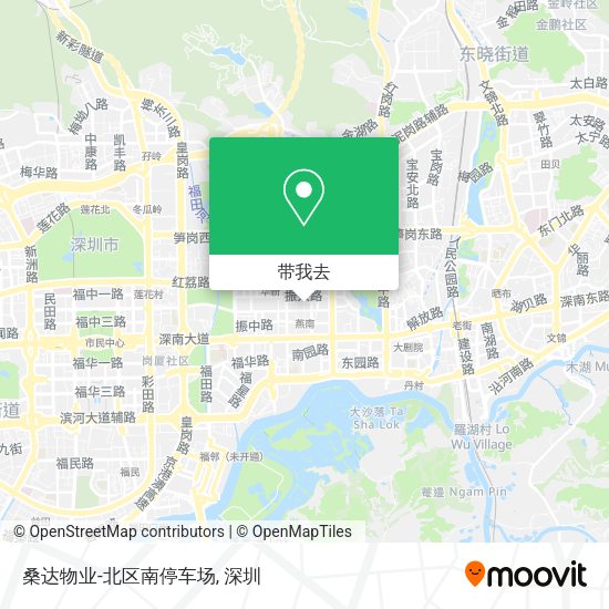 桑达物业-北区南停车场地图