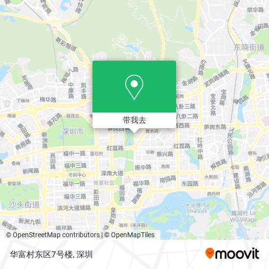 华富村东区7号楼地图